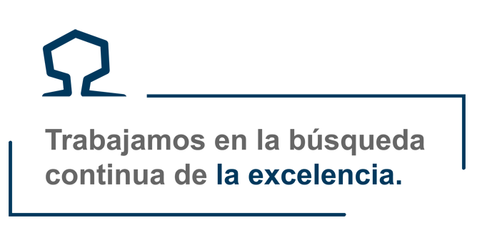 trabajamos en la búsqueda continua de la excelencia